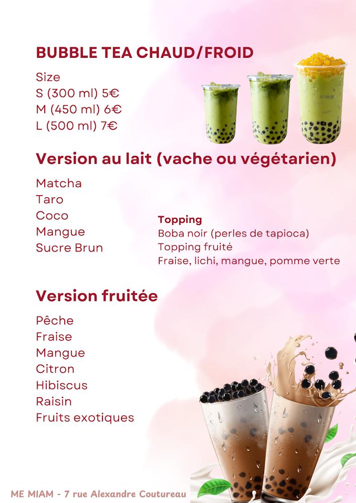 Mé miam - Menu Image 2